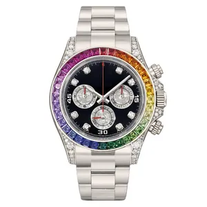 TW jam tangan pabrik 116595 904L baja tahan karat cal.4130 gerakan 40mm kode waktu Rolex pria mech tahan air otomatis sepenuhnya