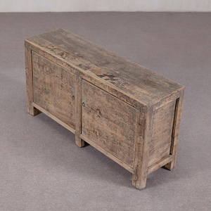 <span class=keywords><strong>Buffet</strong></span> de <span class=keywords><strong>salle</strong></span> à <span class=keywords><strong>manger</strong></span> classique de luxe en bois d'orme massif, couleur Wabi-Sabi, pour mobilier de maison et salon - Product Image 4