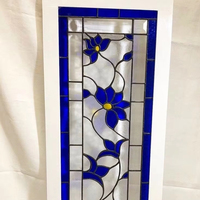 CBMMart Vitrail Porte décorative en verre et fenêtre Travail manuel Couleur et forme personnalisées Panneau de suspension Verre biseauté