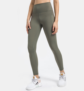 Leggings de Yoga de Cintura Alta para Mujer, Bolsillo Lateral con Solapa, Pantalones Deportivos de Yoga, Levanta Glúteos y Adelgaza, Transpirables, <span class=keywords><strong>DL126</strong></span> - Product Image 5