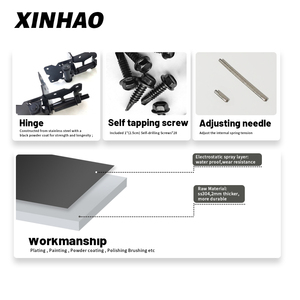 SKYSEN US Stock locale nero <span class=keywords><strong>in</strong></span> <span class=keywords><strong>acciaio</strong></span> <span class=keywords><strong>inox</strong></span> giardino recinzione cancello cerniera gravità recinzione <span class=keywords><strong>in</strong></span> legno PVC recinzione <span class=keywords><strong>in</strong></span> vinile cerniera cancello - Product Image 2