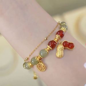 Pulseras y Brazaletes de Moda para Mujer 2022, Hechos a Mano, con Cuentas de Cristal Natural, Piedras Preciosas, Cuentas de Maní y Cristal de Jade, Venta al Por Mayor - Product Image 4