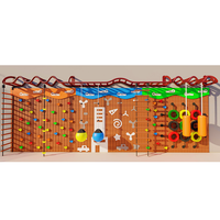 Dinding Panjat Taman Hiburan untuk Anak-Anak Indoor/Outdoor Softplay dengan Kapasitas 500kg Desain Multi-Tema Garansi 1 Tahun