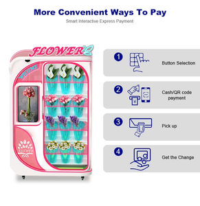 Distributeur automatique <span class=keywords><strong>de</strong></span> fleurs fraîches 24h/24, distributeurs automatiques avec réfrigérateur à température contrô<span class=keywords><strong>l</strong></span>ée pour <span class=keywords><strong>les</strong></span> stations <span class=keywords><strong>de</strong></span> métro, <span class=keywords><strong>les</strong></span> centres commerciaux - Product Image 4