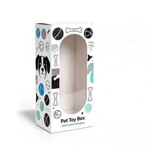 Custom Printed Pet Toy Gift Paper Box <b>Window</b> Display Cardboard Box for Pet Toy Set Packaging OEM - Product Image 5