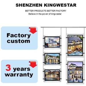 Restaurant Advertising Essential High-Brightness Waterproof Custom Acrylic Crystal <b>LED</b> Hanging <b>Light</b> <b>Boxes</b>-Eco-friendly Impact - Product Image 4