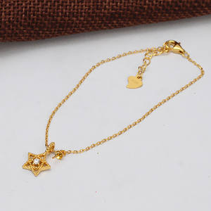 Bracelet fantaisie pour femme en argent S925, minimaliste, pentagramme, accessoire de bijouterie en perles, avec plateau vide, produit semi-fini - Product Image 3