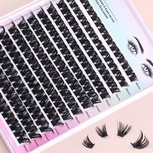 <span class=keywords><strong>Vente</strong></span> flash : Kit d'extensions de cils individuels DIY, kit d'extensions de cils en bande, cils en grappe, kit d'extensions de cils, cils en grappe pré-coupés - Product Image 5