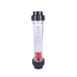 Industry Manufacturer LZS Series Plastic Type Flowmeter Durable Vertical Rotor With Low Pressure 2 to 50L/h Water Flowmeter