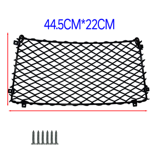 JIARUI Hochwertiges Auto-Rücksitz-Kofferraum-Aufbewahrungsnetz mit Schrauben, strapazierfähiges Nylon-Ladungsnetz-Organizer mit 8-11 Fächern - Product Image 1