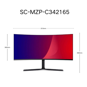 Không khung văn phòng mỏng Màn hình Màn hình LED PC 4k 34 máy tính 38 inch chơi game 144Hz HDR 165Hz cho đường cong siêu rộng 180Hz LCD hiển thị - Product Image 6
