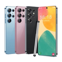 Smartphone S24 Ultra 3 Go + 64 Go Double carte SIM Mobile Android 8.1 4G Smartphone 6,8 pouces Batterie 3250 mAh