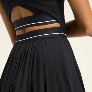 ชุดเดรสเทนนิสทรงพลีทแบบสปอร์ต คอ halter  ขนาดพลัสไซส์  น่ารัก  แบบมินิ  ตัดเย็บพิเศษ  พร้อมบราในตัว - Product Image 4