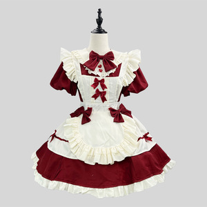 Costume de cosplay de servante Lolita mignon, robe de servante pour fille, costumes de fête de servante tendance pour filles, vêtements d'anime Lolita - Product Image 3