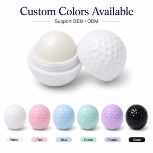 Baume à lèvres personnalisé en forme de balle de golf pour les cadeaux promotionnels des clubs, marque privée, OEM - Product Image 3