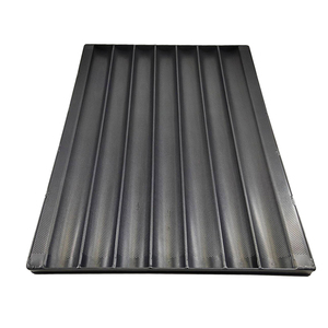 Plateau de cuisson pour baguette perforé en aluminium de taille personnalisée, poêle française à cadre fermé pour pâtisserie et confiserie - Product Image 4