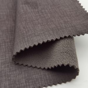 Repujado impermeable transpirable poliéster estiramiento TPU <span class=keywords><strong>polar</strong></span> 3 capas <span class=keywords><strong>tela</strong></span> <span class=keywords><strong>de</strong></span> Unión suave Shell abrigo al aire libre chaqueta <span class=keywords><strong>de</strong></span> invierno - Product Image 2
