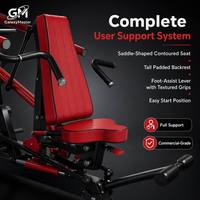 Presse à épaules assise à charge libre pour bras indépendants, équipement de musculation professionnel pour salle de sport, acier Q235 3,0 mm GM-P008-S