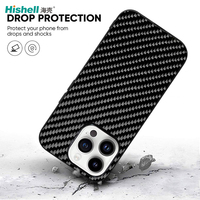 100% étui en Fiber de carbone véritable accessoires mobiles étui de téléphone en Fiber de carbone forgé pour iPhone série 16 étui en Fiber de carbone
