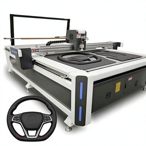 REMEYA Semi-Automatic Feeding <b>Car</b> Interior Leather Fabric CNC Oscillating Knife Cutting <b>Machine</b> 1600x2500mm High-Accuracy - Product Image 1