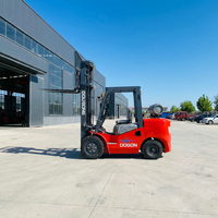 Chariot élévateur GPL DOGON CPQYD 3,5 tonnes, prix usine, moteur EPA Euro 5, mât triplex, déplaceur latéral, transmission automatique/manuelle, pneus pleins