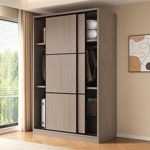 <span class=keywords><strong>Armadio</strong></span> Moderno in Legno Massello con <span class=keywords><strong>Ante</strong></span> <span class=keywords><strong>Scorrevoli</strong></span> per Camera da Letto, Arredamento Domestico - Product Image 4