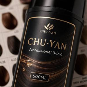 สีย้อมผมมะฮอกกานีและไวน์เรดสุดอินเทรนด์ - CHU·YAN สีเข้มข้นสำหรับช่างทำผมมืออาชีพ - Product Image 4