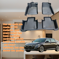 Convient pour HONDA ACCORD 2018-2022 avec des tapis de voiture de protection tous temps