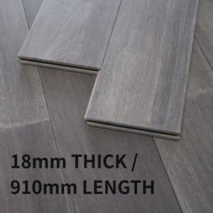 Tablas de Madera de Teca Brasileña Cumaru Sólida Gris Lacada con UV para Pisos de Cocina Moderna, Uso en Exteriores y Parques - Product Image 5