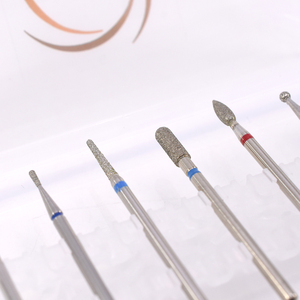 Nail Salon Trường lớp biểu bì sạch khoan bit kim cương burs đá tập tin làm móng chân móng tay nghệ thuật Công cụ kim cương Nail Drill Bits Set - Product Image 6