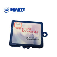 Kit de test DPD d'eau pour spa de piscine avec DPD1 et rouge phénol (10 comprimés chacun)