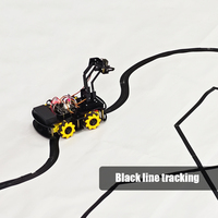 Kit de Robot de Brazo Mecánico Tscinbuny 4WD, Programación de Código Abierto, Robot Inalámbrico, Brazo Mecánico con Garra, Kit de Inicio para Robot