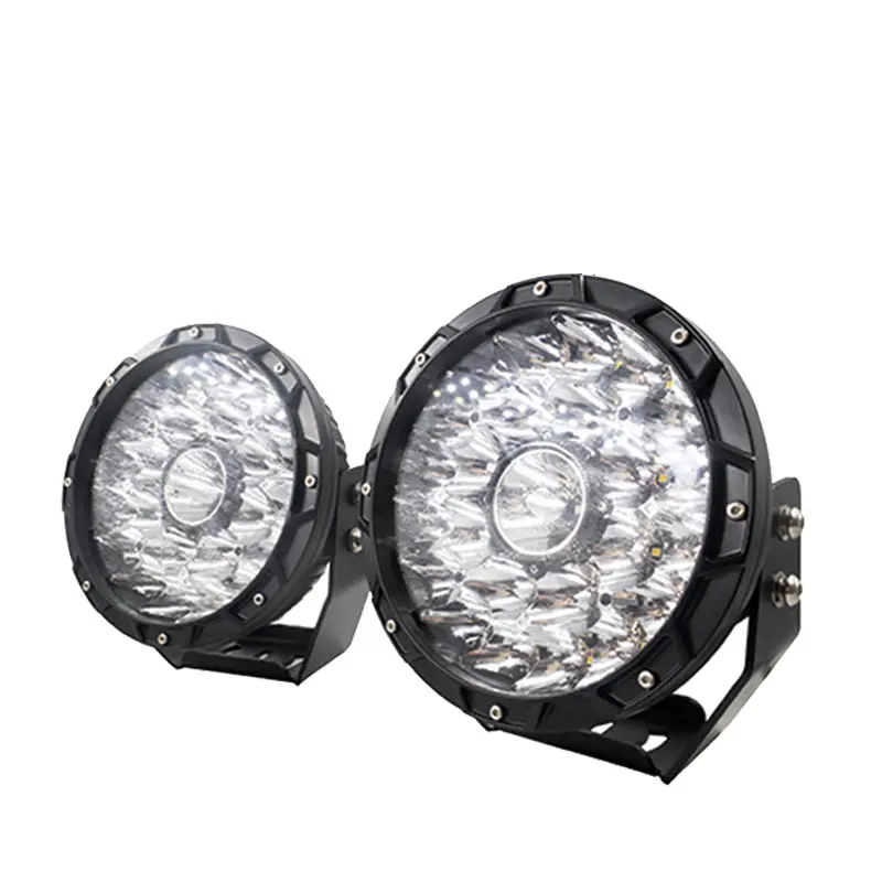 2021 N2 new 9 Inch Round Led Driving Light 280W Front Bumper Grille Guards Spotlights for Off road vehicle/Truck/Suv/Boat/UTV