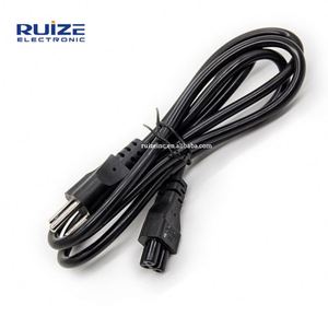 PC Laptop 2 Core Wire EE. UU. Certificado 125V 10A 2 pin Pluo IEC C7 Figura 8 Extensión AC Computer Power Cable - Product Image 5