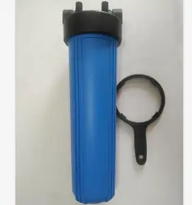 20inch bigblue filter housing blue color or clear color with O ring 10inch water treatemrnt filter housing industrial ro plant
