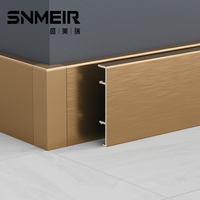 Pemasangan Kabinet Dapur Dekoratif Modern, Lis Dinding, Lis Lantai, Profil Trim, Alas Dinding, Lis Aluminium