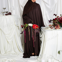 Nouvelle Arrivée Personnalisée : Abaya en Satin Effet Soie pour Femme, Abaya Ouverte à Manches Larges, Robe Musulmane Modeste, Vêtement Islamique, Cardigan en Gros