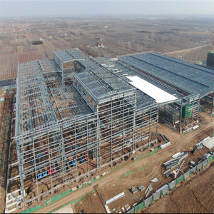 Estructura de Acero Ligero Modular <span class=keywords><strong>Prefabricada</strong></span>, Construcción de Hangar y Almacén para Taller, Rápido y Económico - Product Image 3