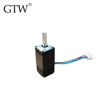 Motor paso a paso híbrido NEMA 6 de 1.8 grados, corriente nominal de 0.3A, 14x14mm, pequeño y ligero, para robótica, CNC y automatización