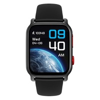 Reloj Inteligente CR201 de 1.83 Pulgadas para Hombre, con Llamadas Bluetooth, Monitor de Ritmo Cardíaco, Presión Arterial, Rastreador de Actividad Física, Linterna