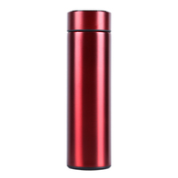 Botella con aislamiento de agua caliente con LED Pantalla de temperatura en tiempo real Vaso Taza térmica de vacío inteligente portátil de acero inoxidable