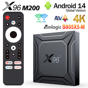 2025 x96m200 Android 14 TV Box Amlogic s905x5m Chipset Quad Core 2GB RAM 16GB Rom 4k kép Wifi 1000M LAN bt5.x IPTV mã hóa - Product Image 3