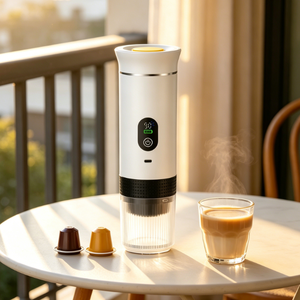 New Style Digital Display 80ml Espresso <b>Coffee</b> <b>Machine</b> <b>Automatic</b> Extract Portable for Outdoors - Product Image 2