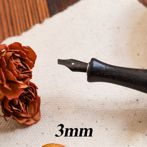 Stylo en métal avec manche en bois, acier non corrosif, pointe acérée, bord dur, <span class=keywords><strong>Qalam</strong></span> utilisé pour la calligraphie anglaise, arabe, islamique, ourdou - Product Image 2
