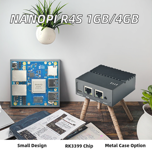 บอร์ดพัฒนา Bestar <span class=keywords><strong>NanoPi</strong></span> <span class=keywords><strong>R4S</strong></span> Mini Router แรม 4GB ชิปประมวลผล Rockchip RK3399 1GHz รองรับ Dual-Band อินเทอร์เฟซ USB/SPI 4 ช่องสัญญาณ (ตัวเลือกเสริม) - Product Image 2