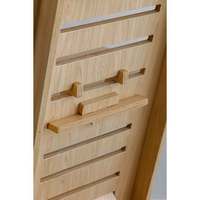 Escritorio Ergonómico de Madera para Oficina, Ajustable en Altura, con Superficie Pintada con Polvo y 18 mm de Grosor