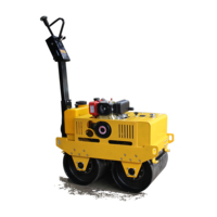 Mini-compacteur vibrant à double tambour, marque FEIHU, moteur diesel Kama, 640 kg, 7-9 CV, garantie 1 an, pompe à engrenages haute efficacité