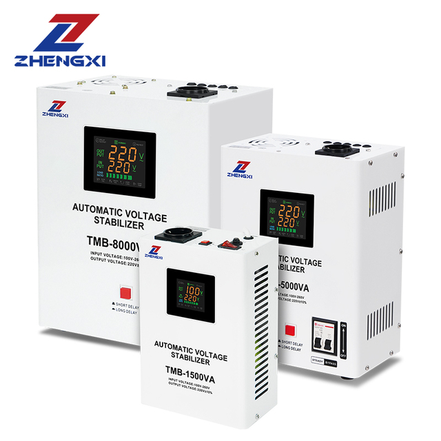 New 3KVA 5KVA 8KVA 10KVA Electronic Automatic Single Phase 220V AC Voltage Regulator for Home Appliance Stabilization