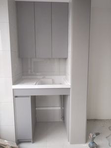 Mueble Combinado Multifuncional de Aluminio para Lavadora de Uso Doméstico, Material de Aluminio 100*70 y Cabina Ligera - Product Image 6