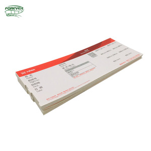 Billets d'avion à prix réduits, impression personnalisée du logo sur papier thermique, vente en gros directe usine - Product Image 6